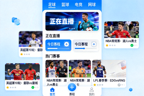178体育直播App主界面截图展示 - 清晰的赛事分类与直播入口